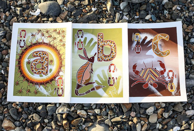 ABC Card Sets from The I Am Movement - Alphabet with Aboriginal designs by Aboriginal artists. Pademelon Press.